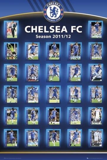 Chelsea F.C. (Zawodnicy sezonu 2011/2012) - plakat 61x91,5 cm Chelsea FC