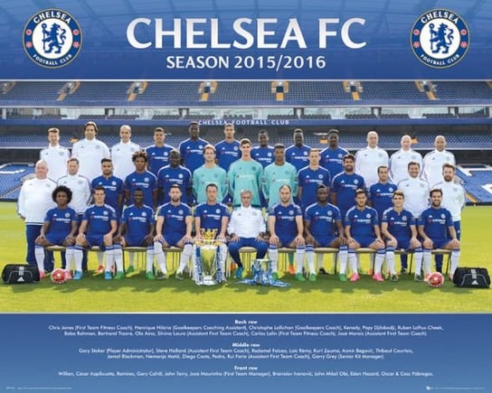 Chelsea FC - Drużyna 15/16 - plakat 50x40 cm Chelsea FC