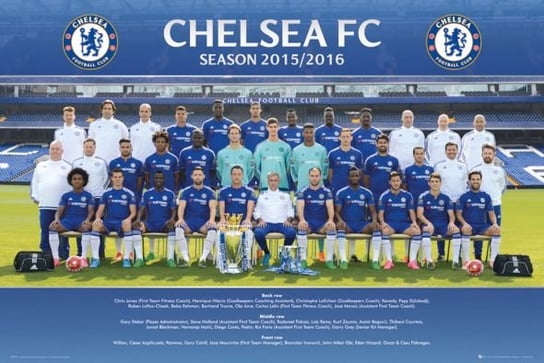Chelsea FC - Drużyna 15/16 - plakat 91,5x61 cm Chelsea FC