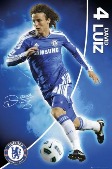 Chelsea Londyn David Luiz 11/12 - plakat 61x91,5 cm Chelsea FC