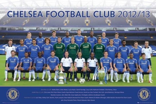 Chelsea Team Photo 12/13 - plakat 91,5x61 cm Chelsea FC