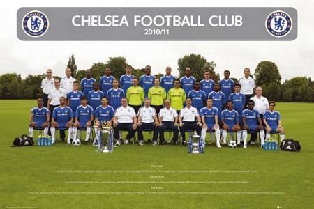 Chelsea Team Photo - plakat 91,5x61 cm Chelsea FC