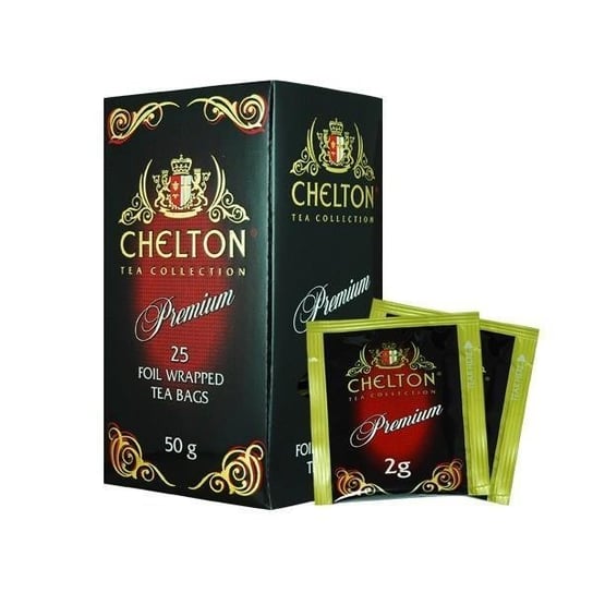 Chelton Premium herbata czarna w saszetkach 25x 2g CHELTON