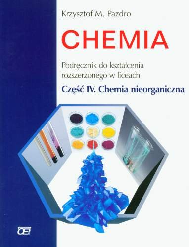 Chemia. Podręcznik. Część 4 Pazdro Krzysztof M.