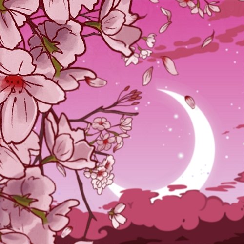 Cherry Blossoms Shady Moon