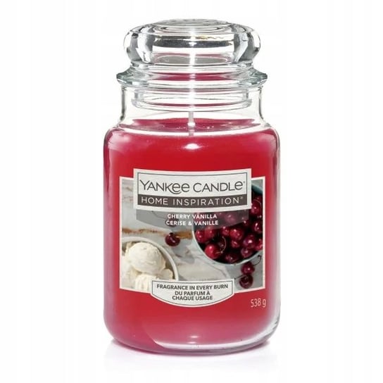 Cherry Vanilla - Yankee Candle - duża świeca - seria Home Inspiration Yankee Candle