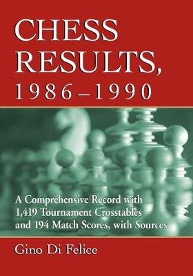 Chess Results, 1986-1988: A Comprehensive Record with 843 Tournament Crosstables and 130 Match Scores, with Sources Gino Di Felice