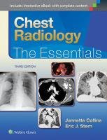 Chest Radiology Collins Janette, Stern Eric J.