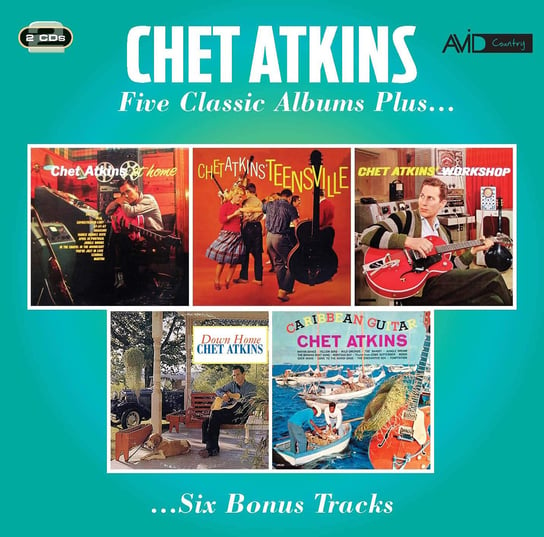 Chet Atkins Five Classic Albums Plus 6 Bonus Tracks Atkins Chet