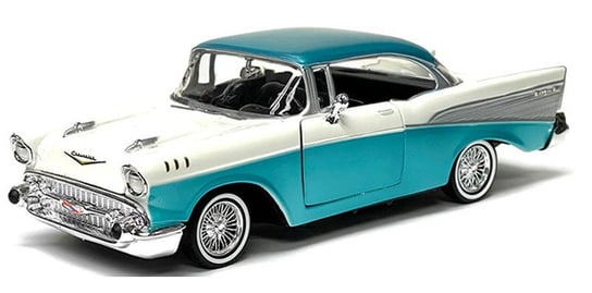 Chevy Bel Air Coupe Miętowy 57 1:24 Motormax 79029 Motormax