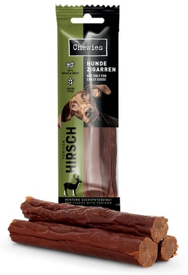 Chewies Hundezigarren Hirsch - jeleń 75g Sammy`s