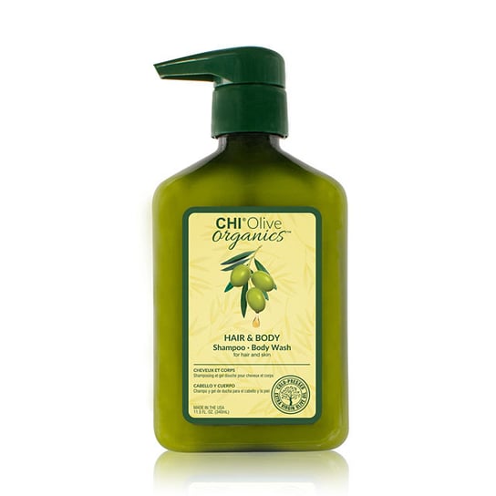 CHI Olive Hair&Body, Żel do mycia włosów/skóry, 340ml CHI