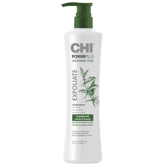 CHI Power Plus Exfoliate Szampon oczyszczający i detoksykujący do włosów i skóry głowy 946 ml CHI