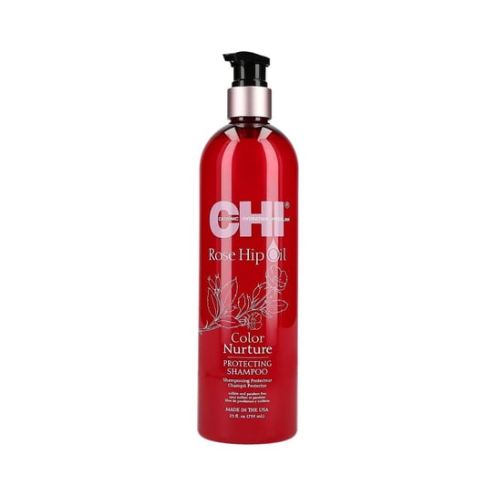 CHI, Rose Hip Oil, szampon ochronny do włosów farbowanych, 739 ml CHI