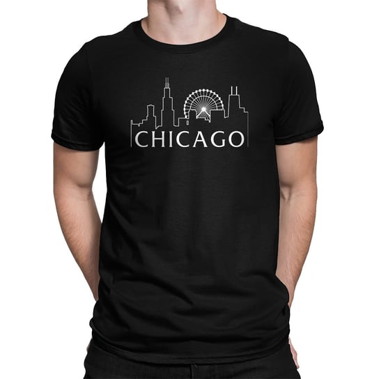 Chicago - męska koszulka dla fanów serialu Poker Face Koszulkowy