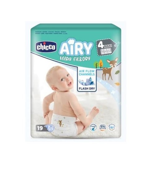 Chicco 19Szt Diapers Maxi 7-18Kg Pieluchy Chicco