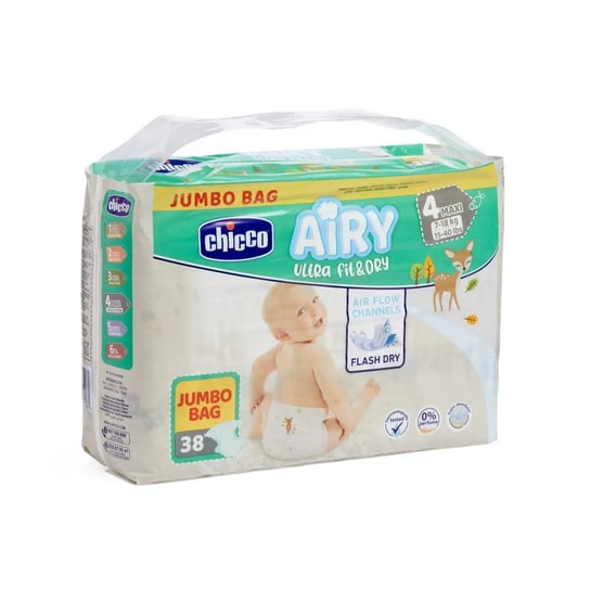 Chicco 38Szt Diapers Jumbo Bag Maxi 7-18Kg Pieluchy Chicco