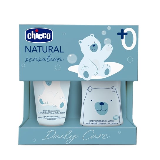 Chicco, Natural Sensation Daily Care Zestaw kosmetyków, 2 szt. Chicco