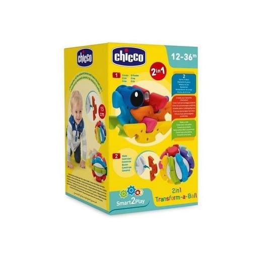 Chicco, Smart2Play, zabawka edukacyjna Magiczna piłka, 2w1 Chicco