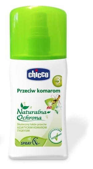 Chicco, Spray przeciw komarom, Natural, 3m+ 