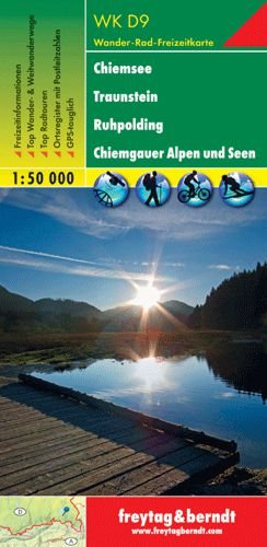 Chiemsee, Traunstein, Ruhpolding. Mapa 1:50 000 Freytag & Berndt