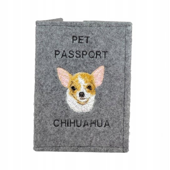 Chihuahua Haftowany pokrowiec na paszport Inna marka