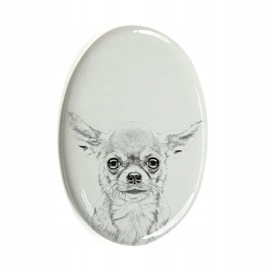 Chihuahua Płytka ceramiczna nagrobkowa pamiątka Inna marka