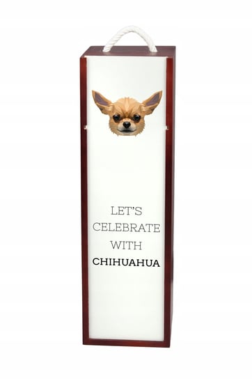 Chihuahua Pudełko na wino z geometrycznym psem Inna marka