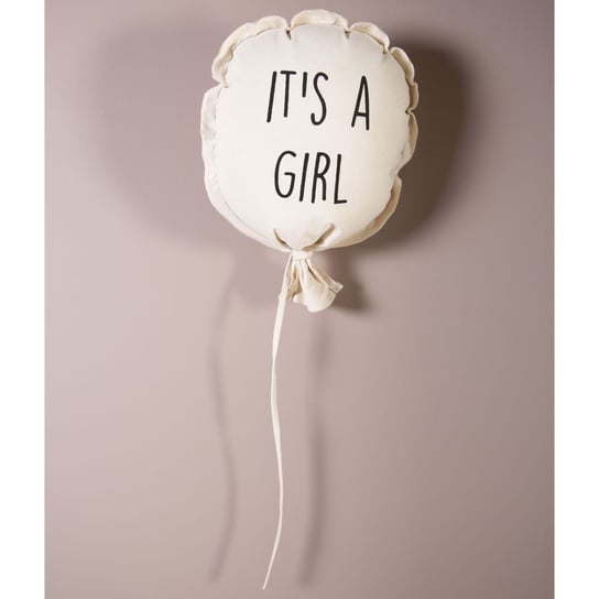 CHILDHOME Płócienny balon dekoracyjny z napisem "It's a Girl" Childhome
