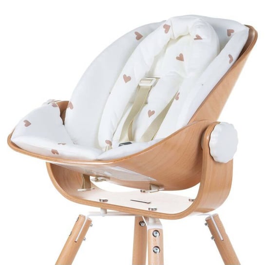 CHILDHOME Poduszka do krzesełka dla niemowlęcia Evolu Jersey Hearts Childhome