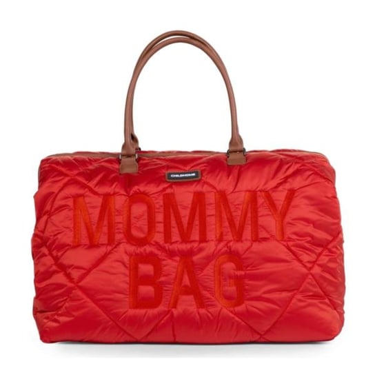 Childhome Torba Mommy bag Pikowana Czerwona Childhome