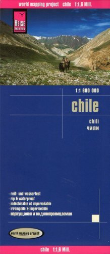 Chile. Mapa 1:1 600 000 Opracowanie zbiorowe