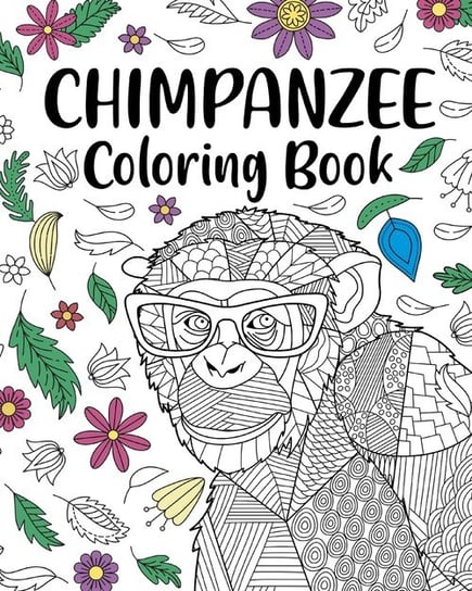 Chimpanzee Coloring Book PaperLand