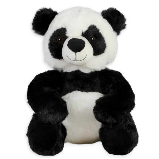 Chinchila, panda, pluszak, biało-czarny, 25 cm Chinchilla