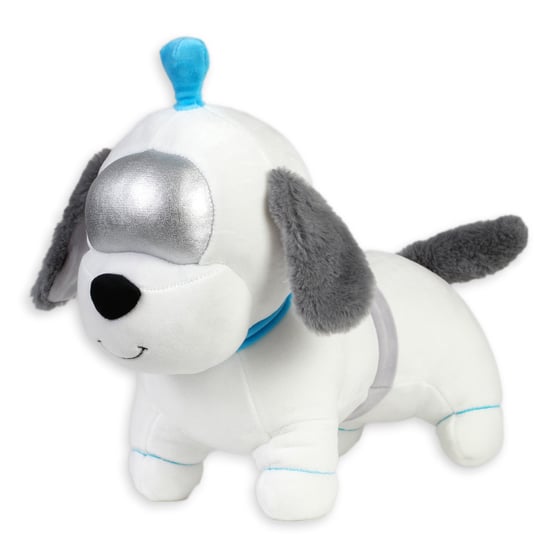 Chinchilla, kosmiczny pies, pluszak, biało-szary, 37cm Chinchilla