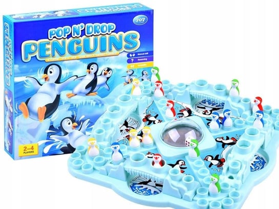 Chińczyk wyścig pingwinów, gra rodzinna, Tobbi-Toys Tobbi-Toys