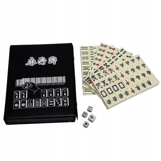 Chińska Gra Mahjong Planszowa Klasyczna X148 Etui Inna marka