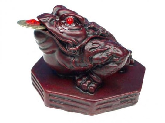 Chińska żaba z monetą szczęscią feng shui Inna marka