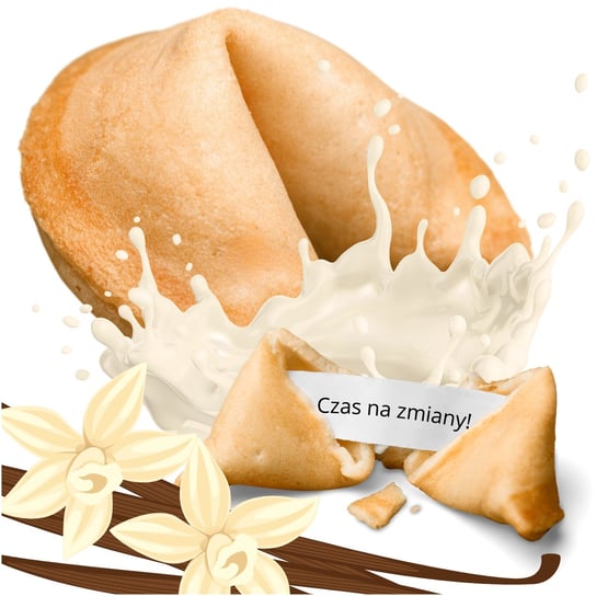 Chińskie Ciasteczko szczęścia z Wróżbą Magia Podziękowanie dla Gości 1szt Magia Ciast