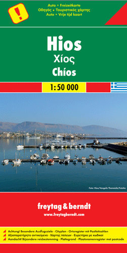 Chios map 1:50 000 Freytag & Berndt