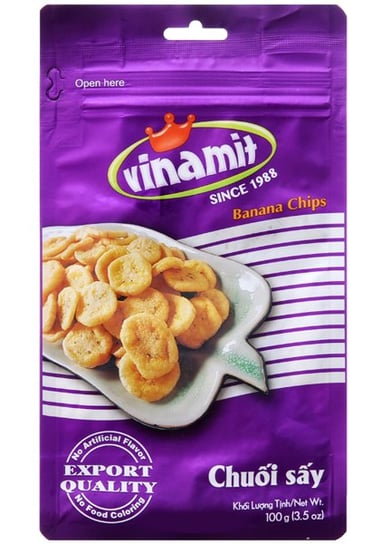 Chipsy bananowe 100g - Vinamit Confortime
