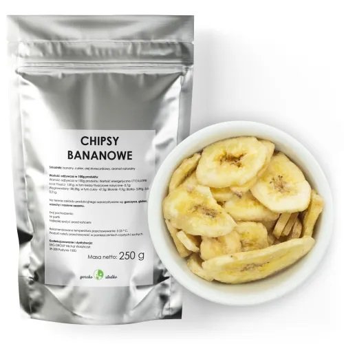 chipsy bananowe 250 g Inna producent