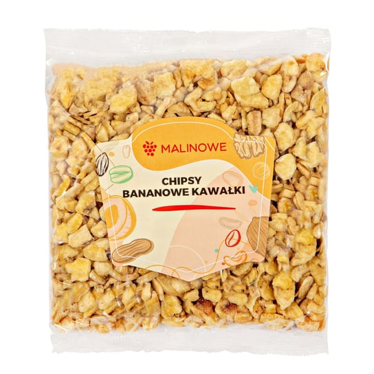 Chipsy bananowe kawałki 1kg Malinowe