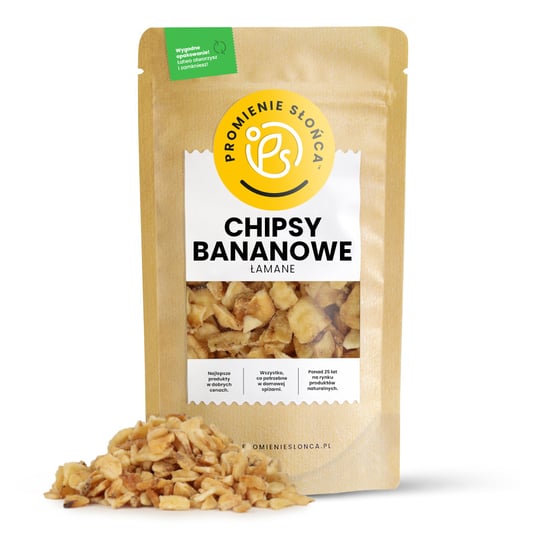 Chipsy bananowe łamane 200g PROMIENIE SŁOŃCA