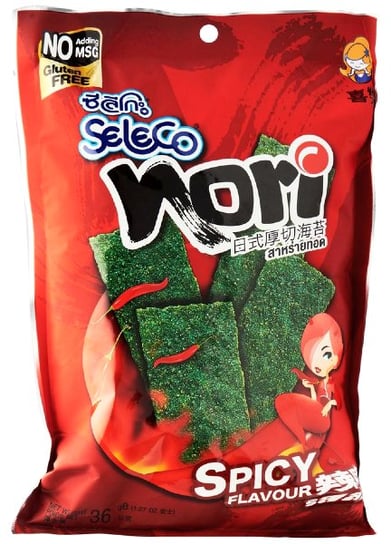 Chipsy Nori o smaku pikantnego chili 36g - Seleco Seleco