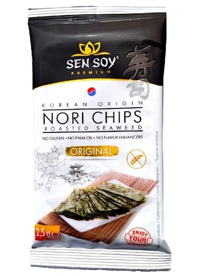 Chipsy Nori Original z solą 2,5g - Sen Soy SEN SOY