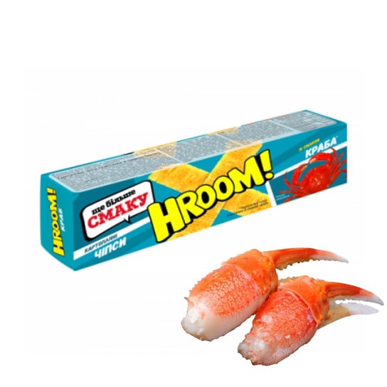 Chipsy o smaku kraba HROOM! 50g Inny producent