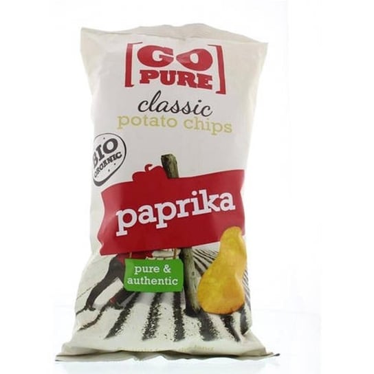 Chipsy o Smaku Paprykowym Bezglutenowe  Bio 125 g Go Pure GoPure