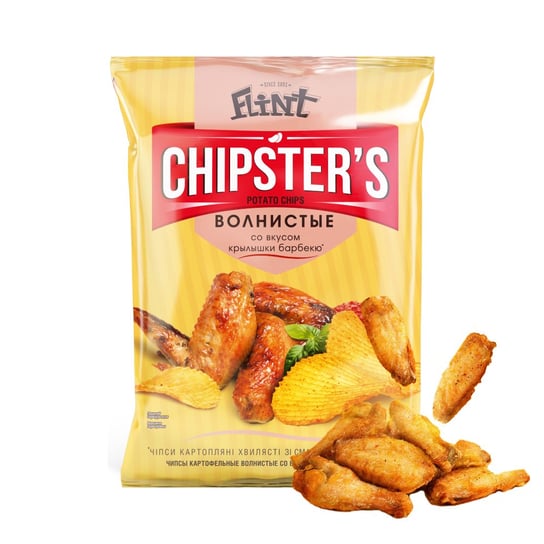 Chipsy o smaku skrzydełek BBQ Chipsters, 60g Inny producent
