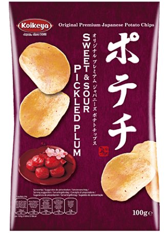 Chipsy ziemniaczane Potechi Umeboshi 100g - Koikeya Koikeya